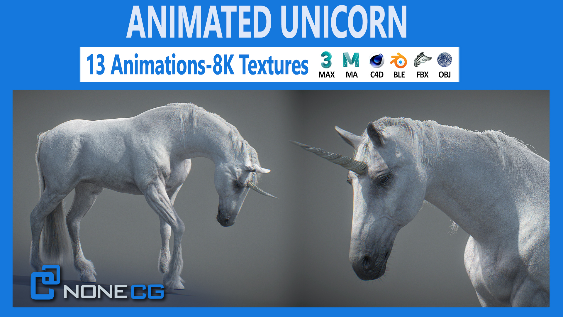 Animated Unicorn | Fab
