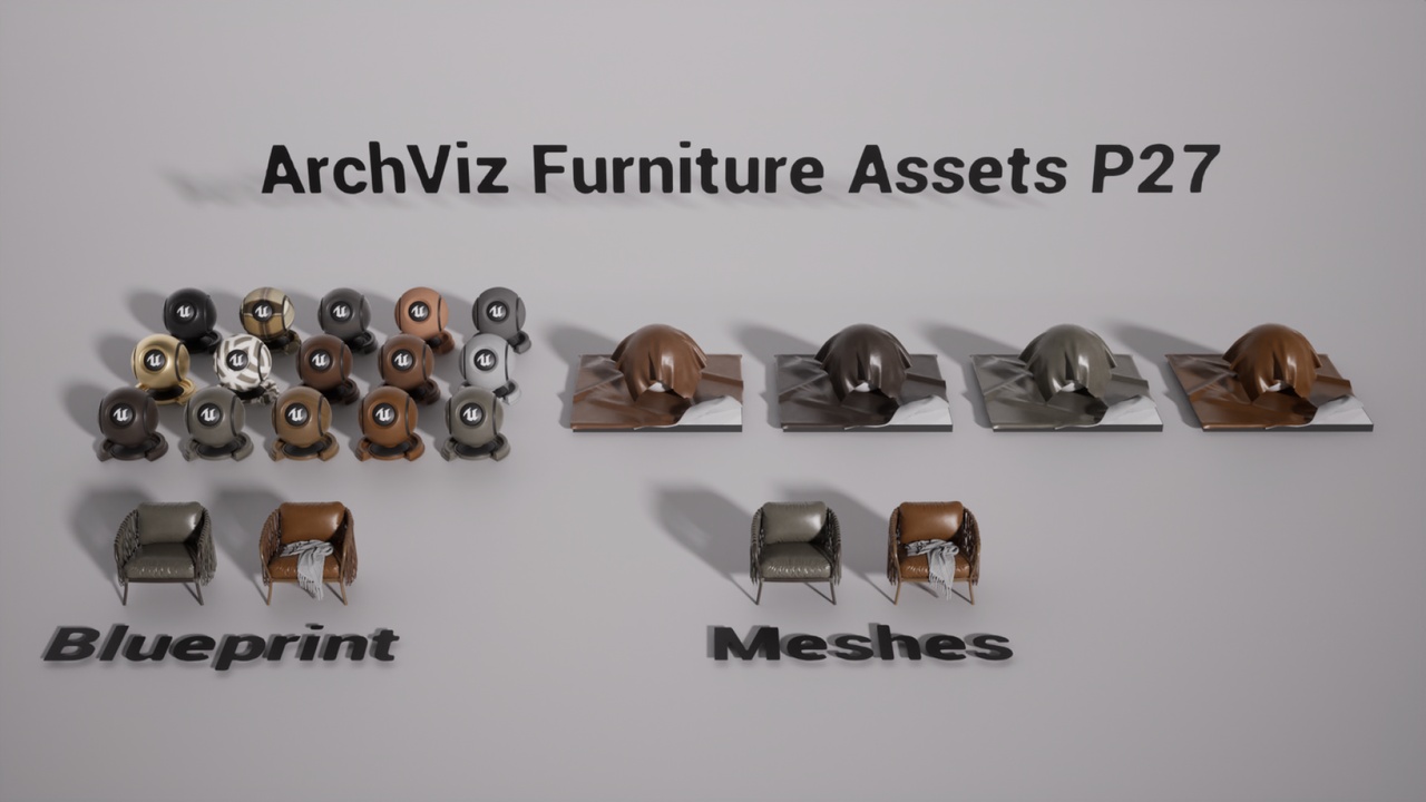 Media 1 for listing ArchViz Furniture Assets P27