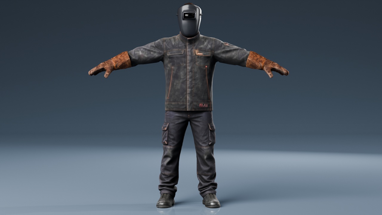 Media 1 for listing Realistic Welder - Rigged