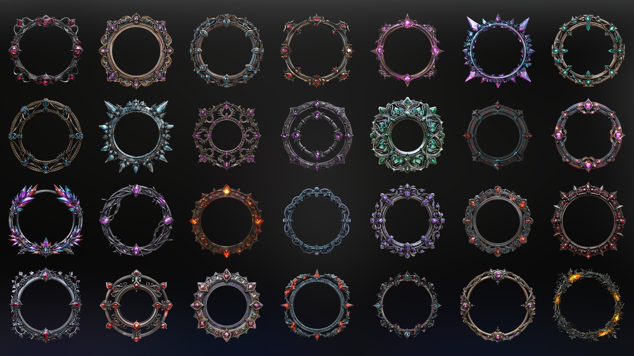 Media 1 for listing Fantasy Frames - Icon Pack