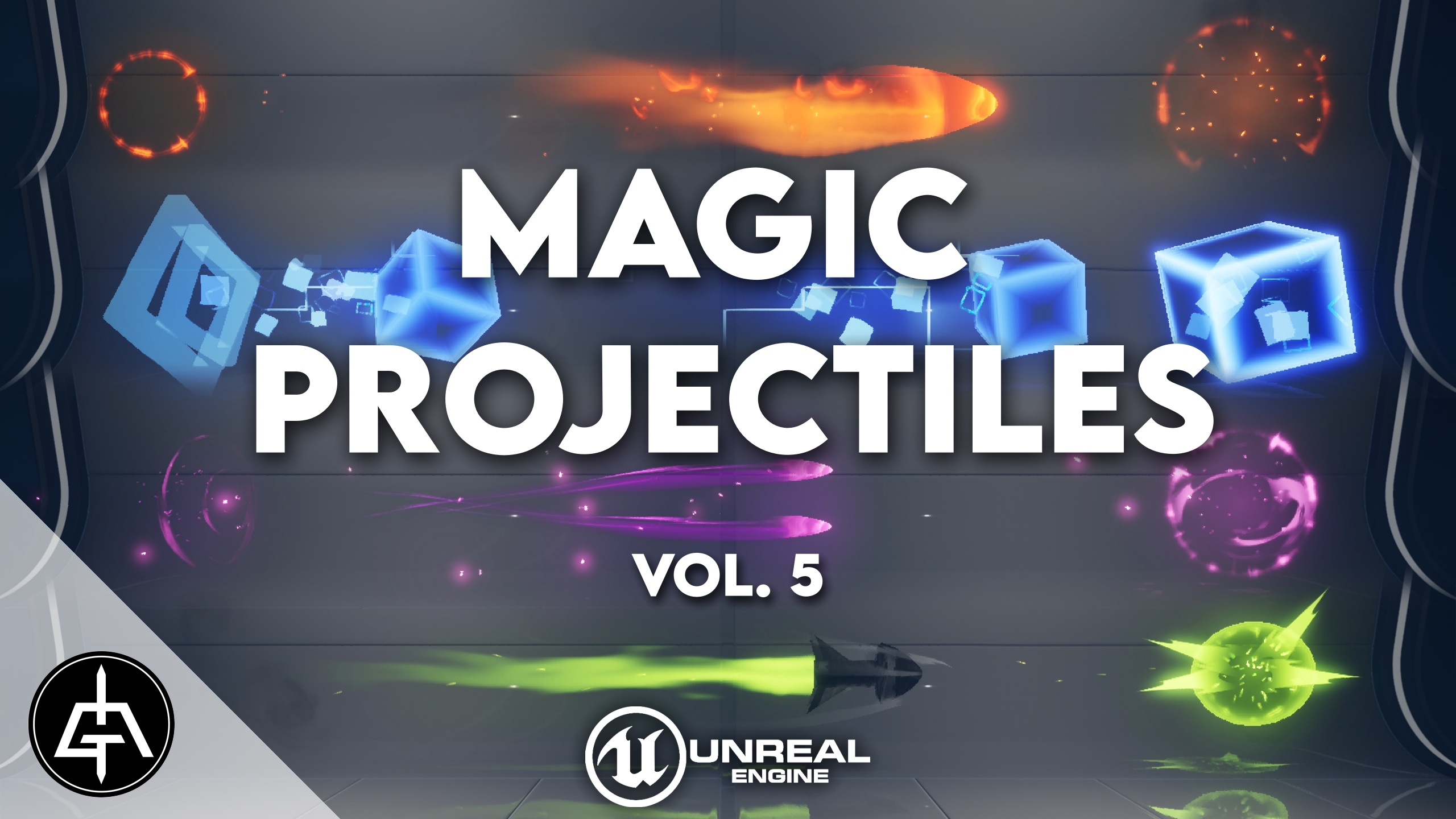 Magic Projectiles Vol.5 - Niagara | Fab