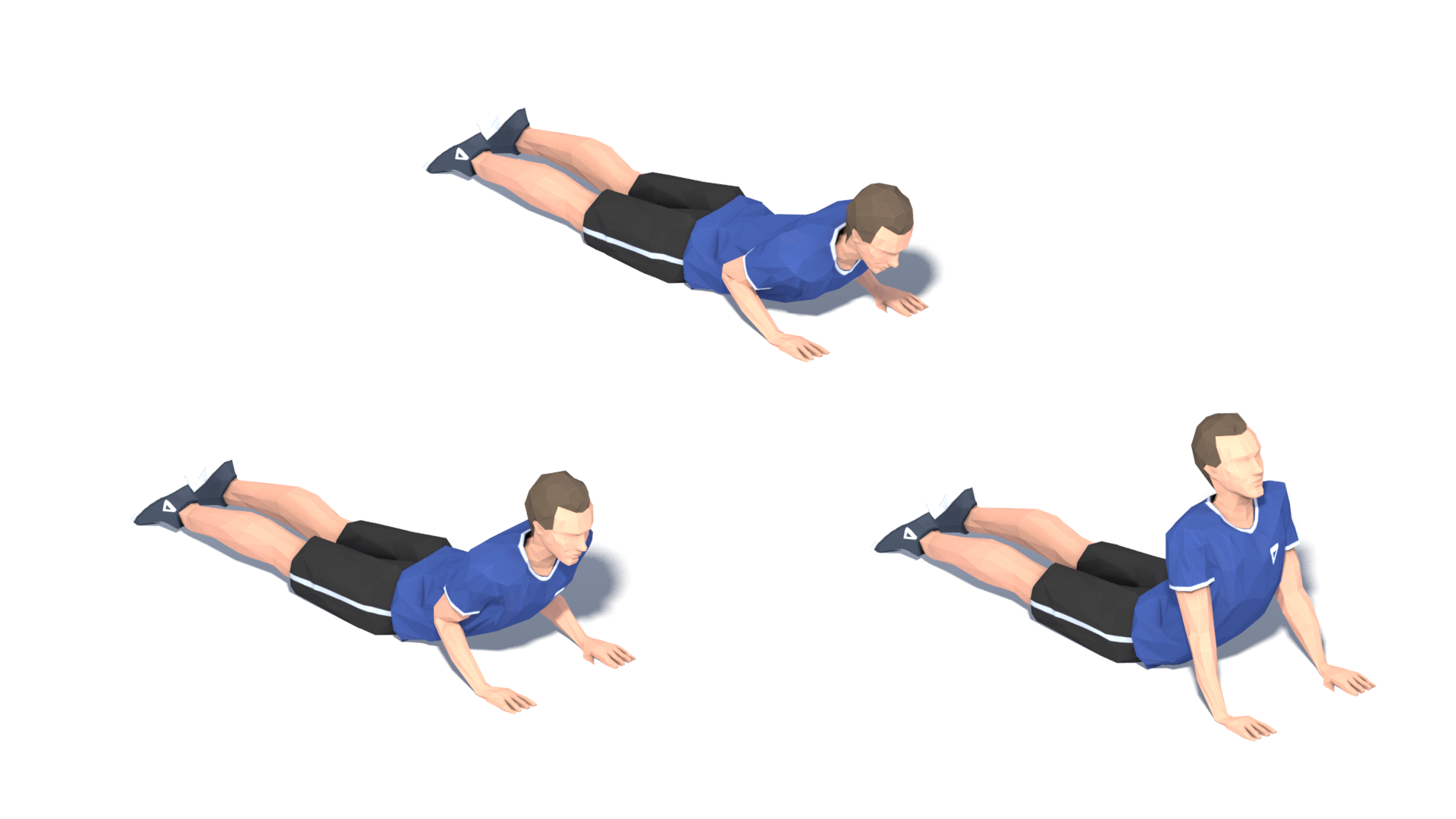 Lying trunk flexor stretch | Fab