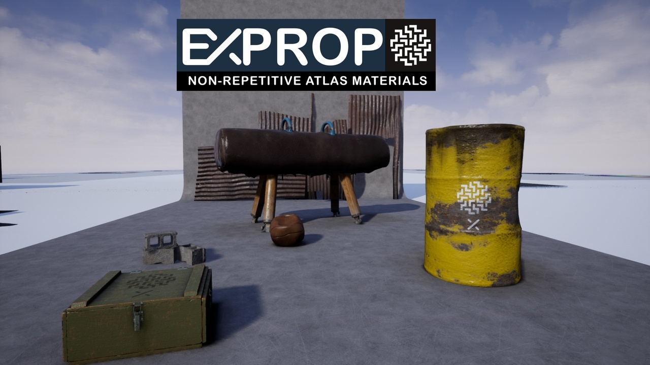 EXPROP Non-repetitive atlas materials 제품 등록을 위한 미디어 1개