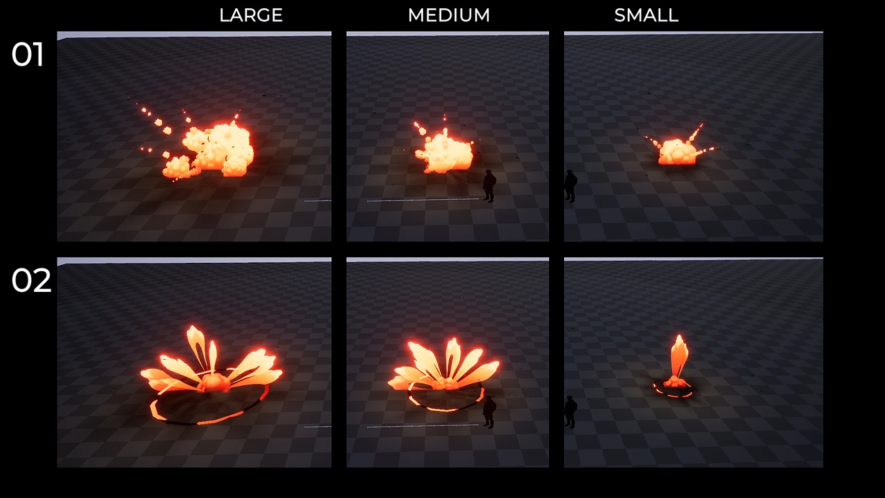 Media 1 for listing Stylized Explosions VFX Pack