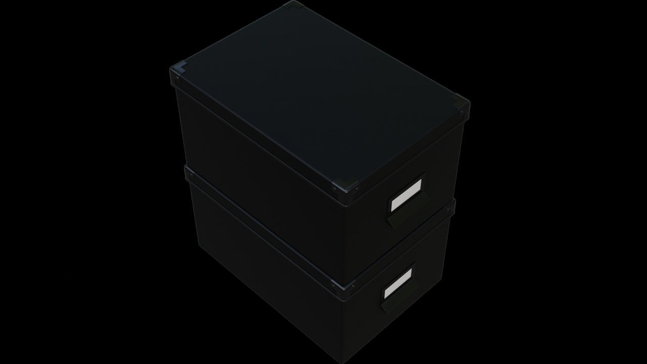Stackable Black Storage Boxes | Fab