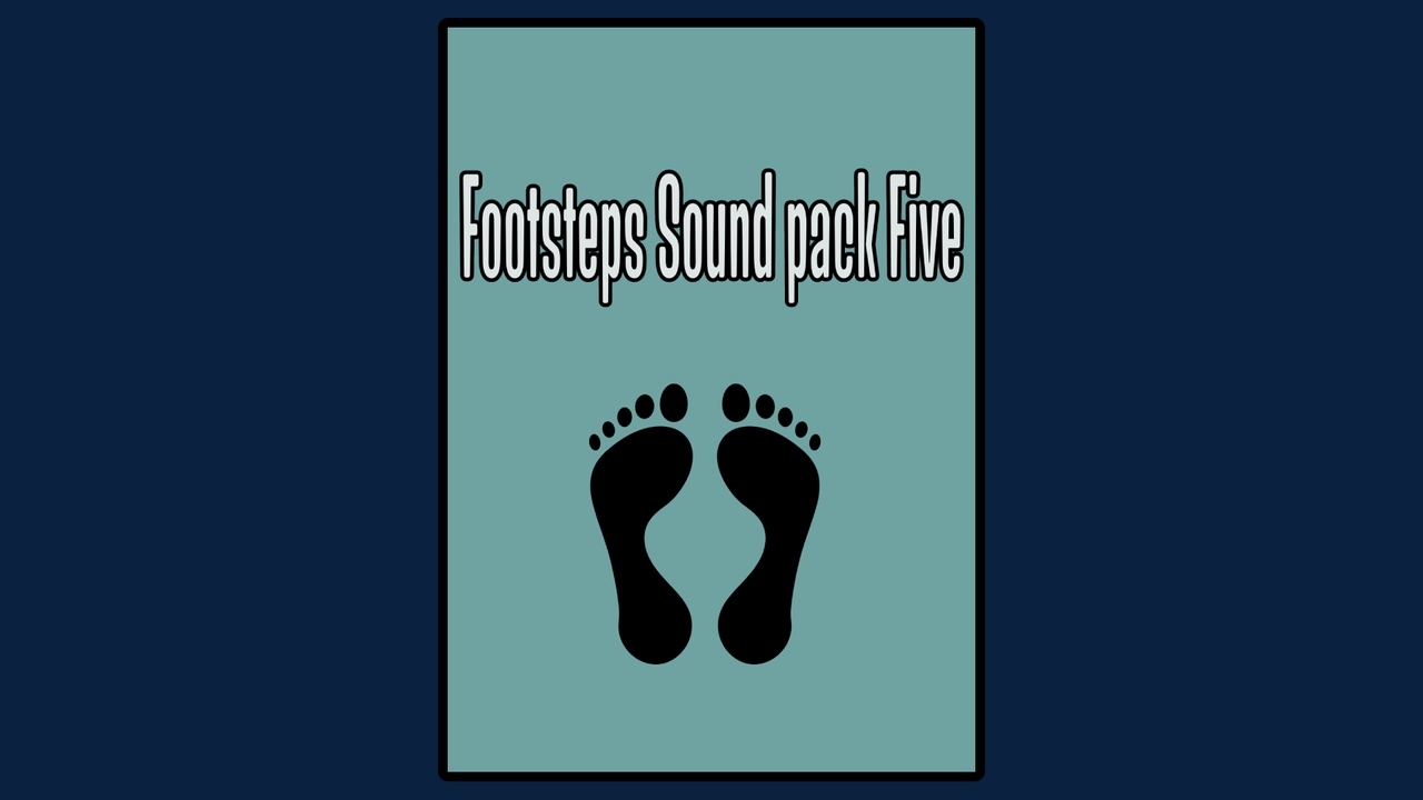 Media 1 for listing Footsteps Sound pack Five