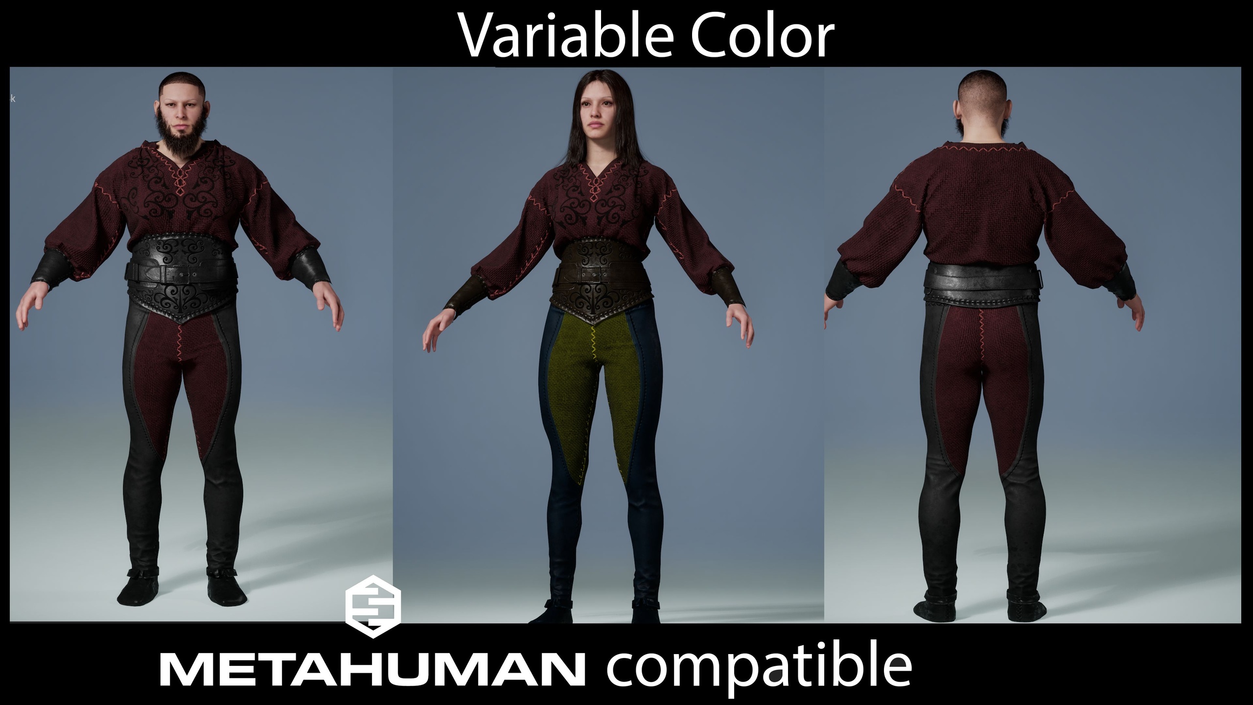Media 1 for listing Medieval Viking Outfit Male/Female