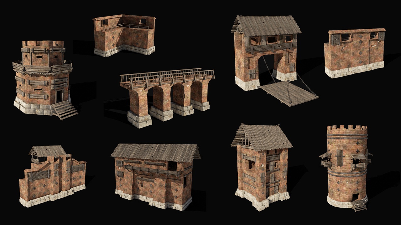 Media 1 for listing Medieval Brick Castle Fortification Buildings
