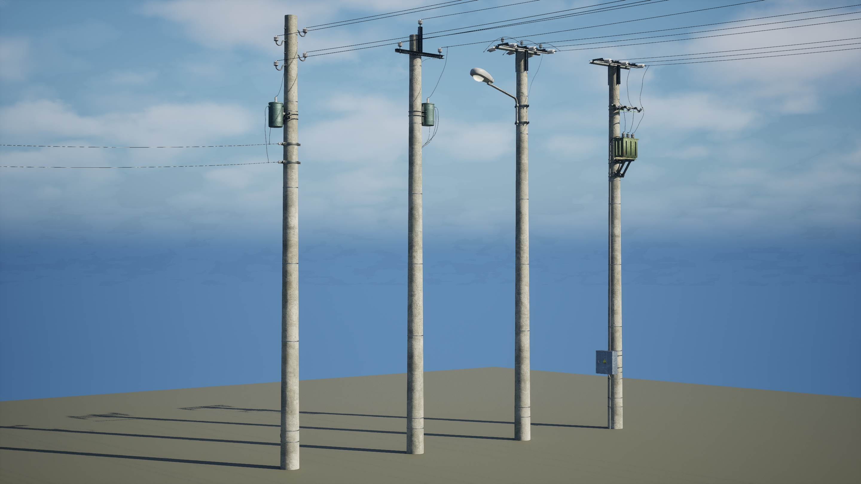 Triplex Utility Pole Example Utility Poles | Fab