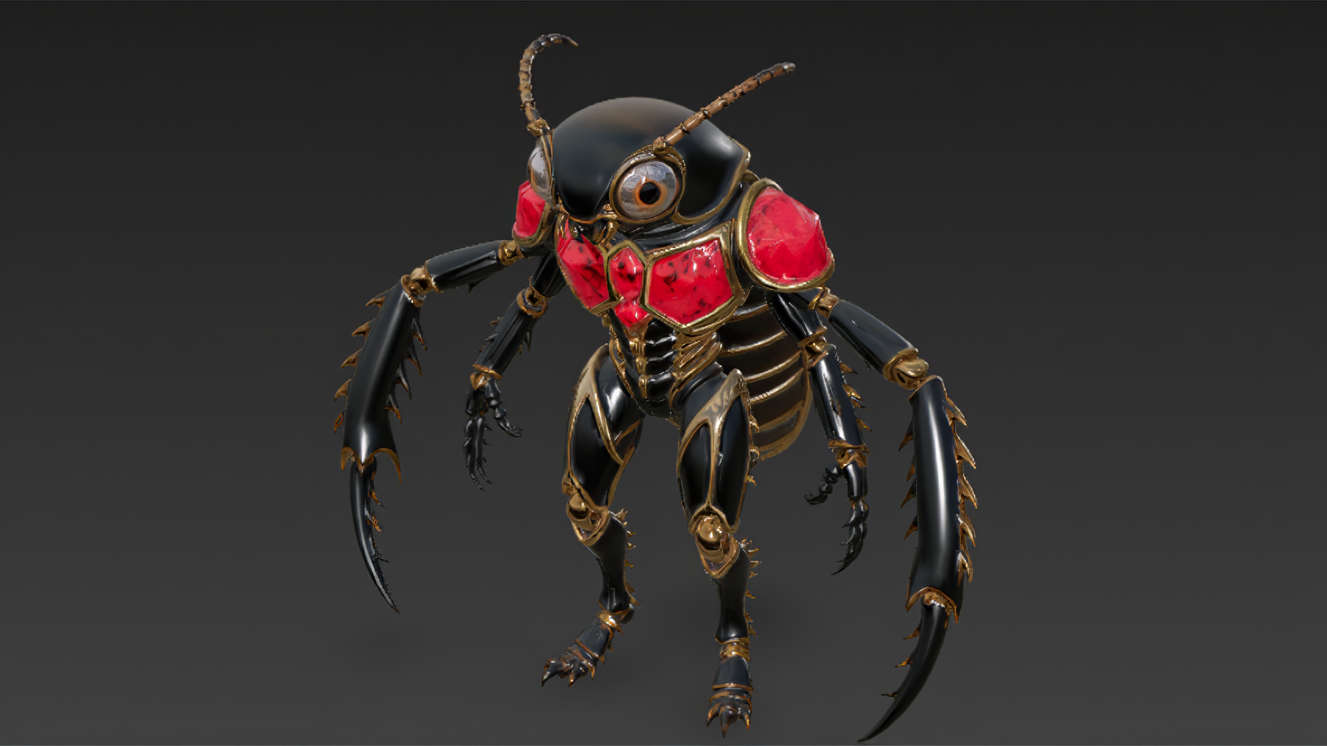 Demoness Insect Insect Carapace Demon 3D model | Fab