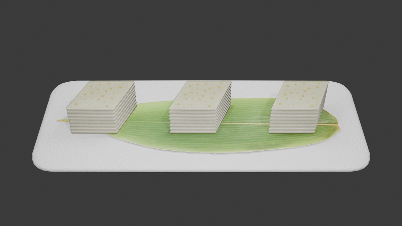 Media 1 for listing 马蹄糕 Water chestnut cake （blender+fbx）