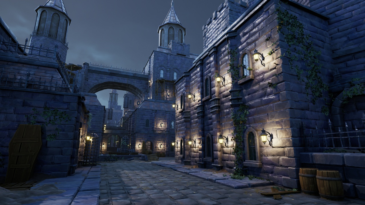 Media 1 for listing Stylized Gothic Town