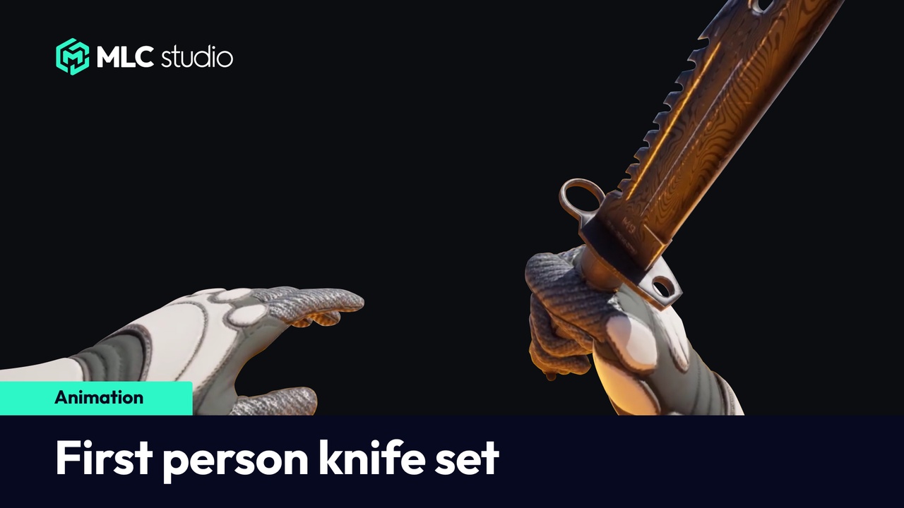 Media 1 for listing First Person Knife Animation Set