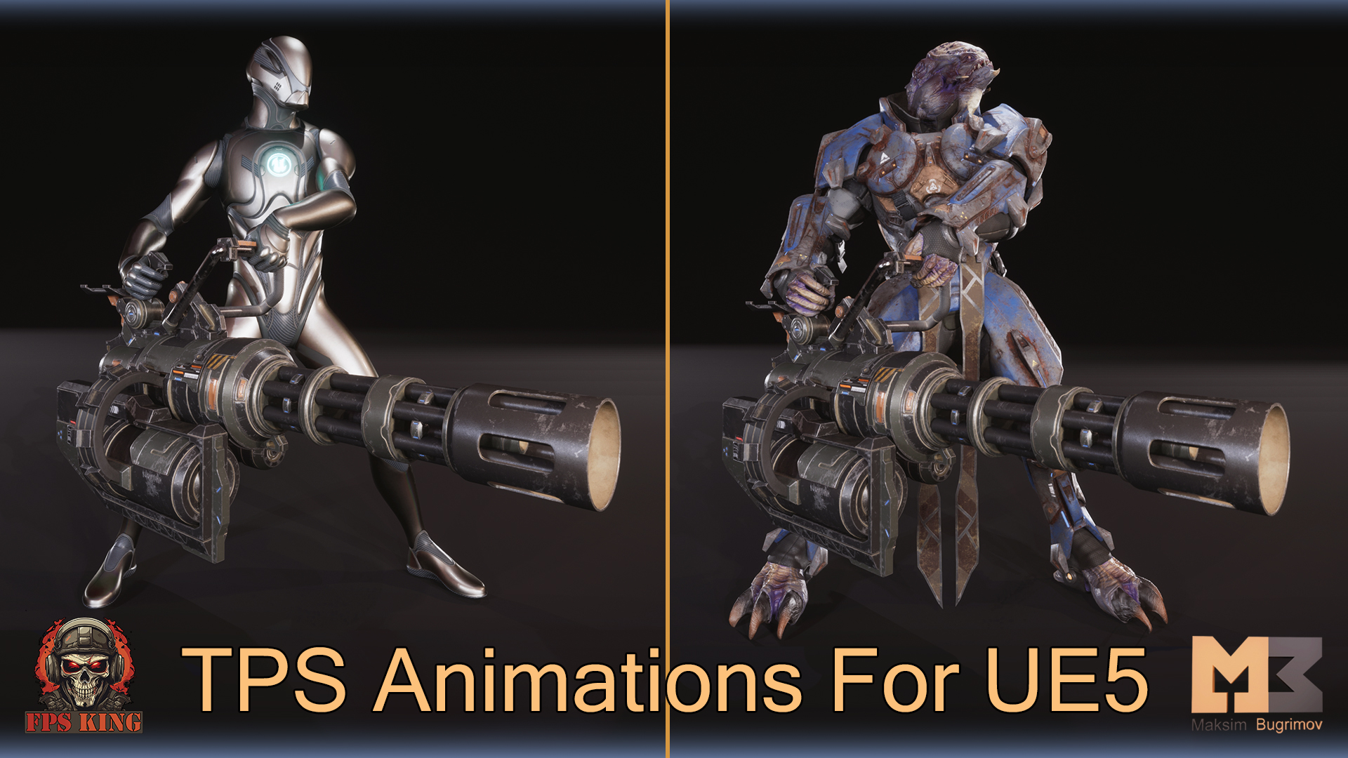 TP Animations Gatling | Fab