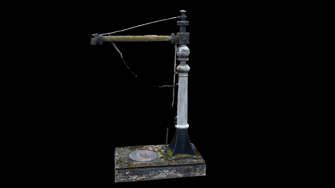 Media 1 for listing Historic Cast Iron Water Pump Photogrammetry