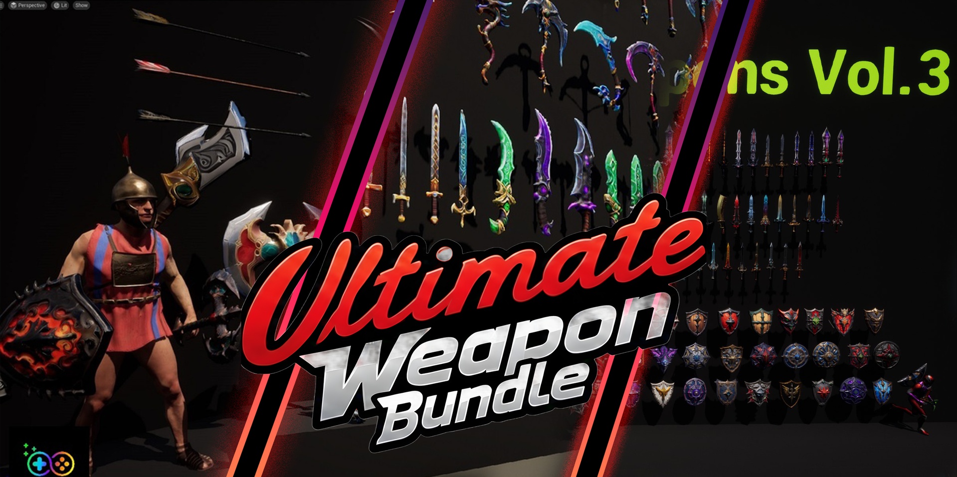 Media 1 for listing Ultimate Fantasy Weapons BUNDLE (458 Assets)