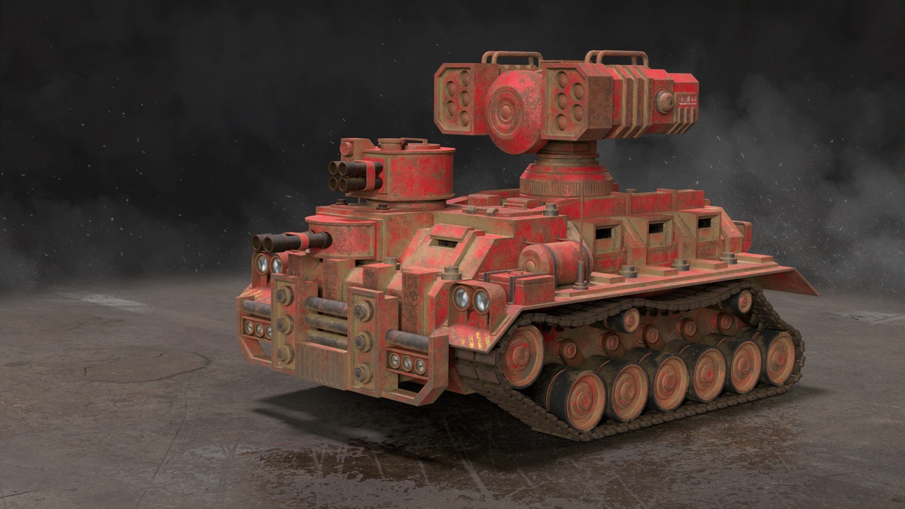 Media 1 for listing Tracked APC-1-Red-Rusty