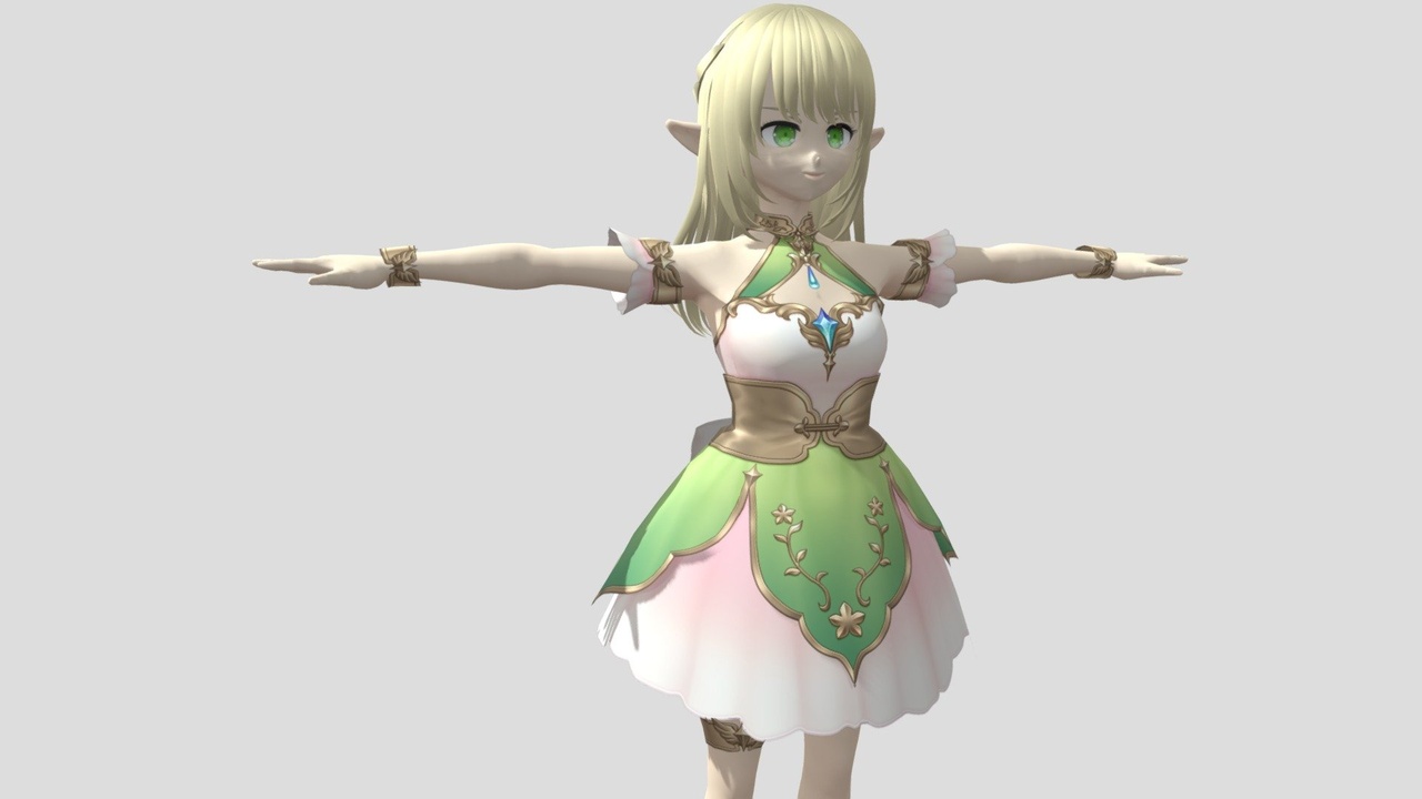 Media 1 for listing 【Anime Character】Fairy (V1/Unity 3D)
