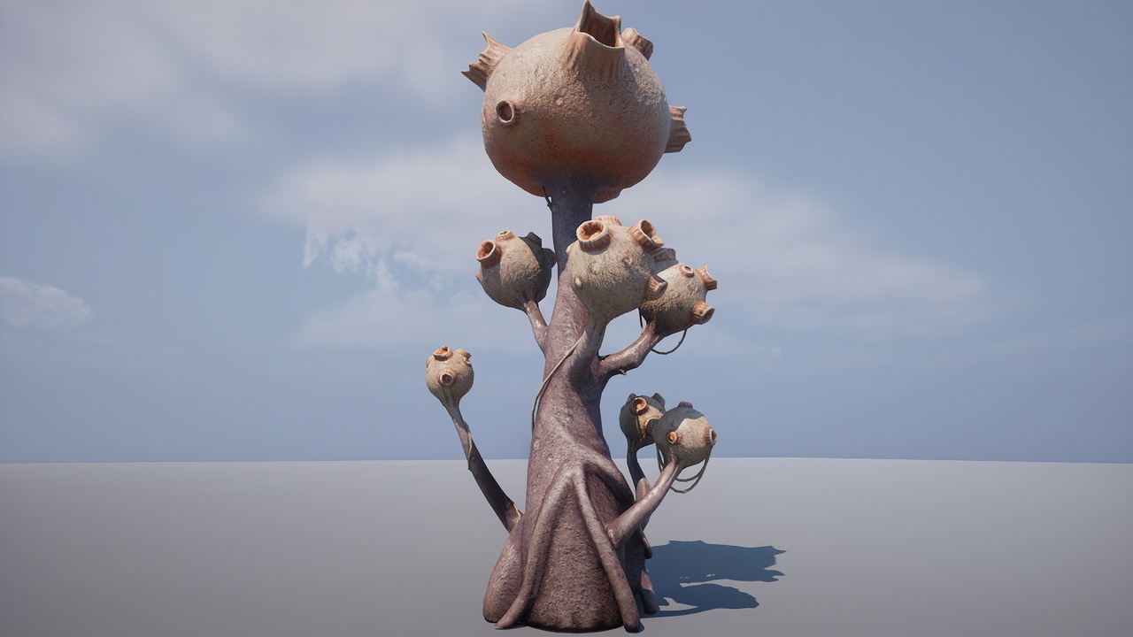Media 1 for listing Alien Plant Pbr Model  2