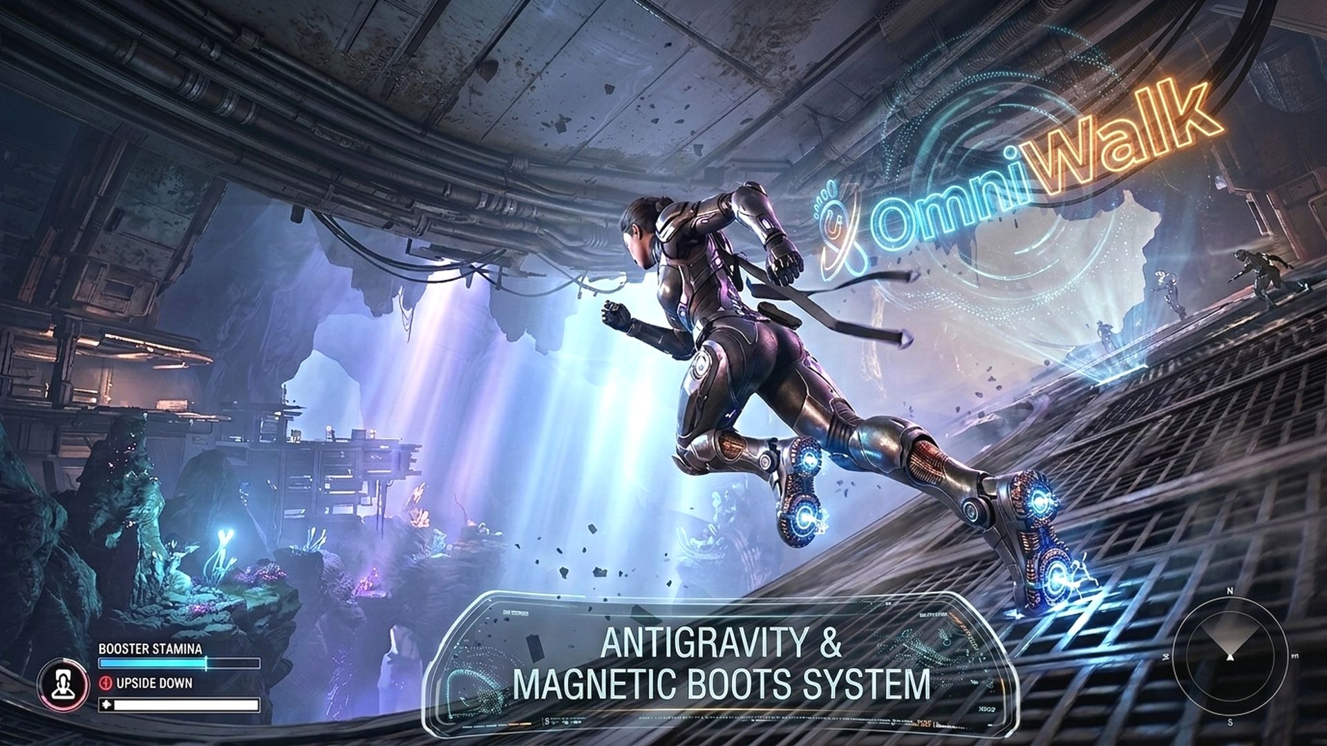 OmniWalk: Planetary AntiGravity & Magnetic Boots Traversal System | Fab