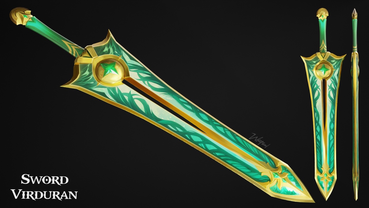 Media 1 for listing Sword Virduran [Stylized Fantasy Greatsword]