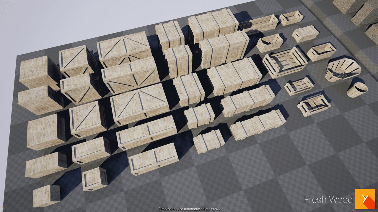 Media 1 for listing Yughues Wooden Crates