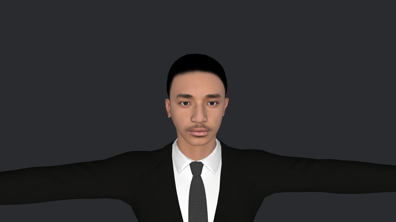 Media 1 for listing Jaden Smith Hyper Realistic Full Body Fully Rigged 3D Character