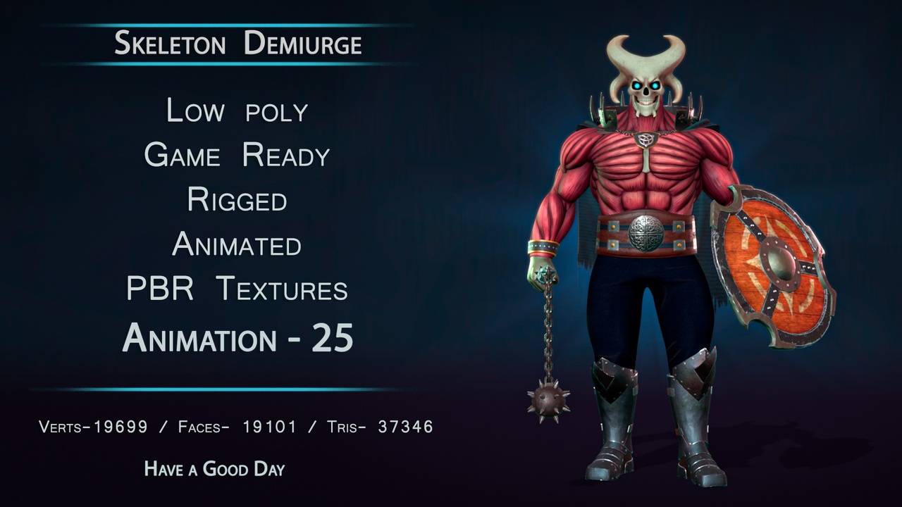 Media 1 for listing Skeleton Demiurge