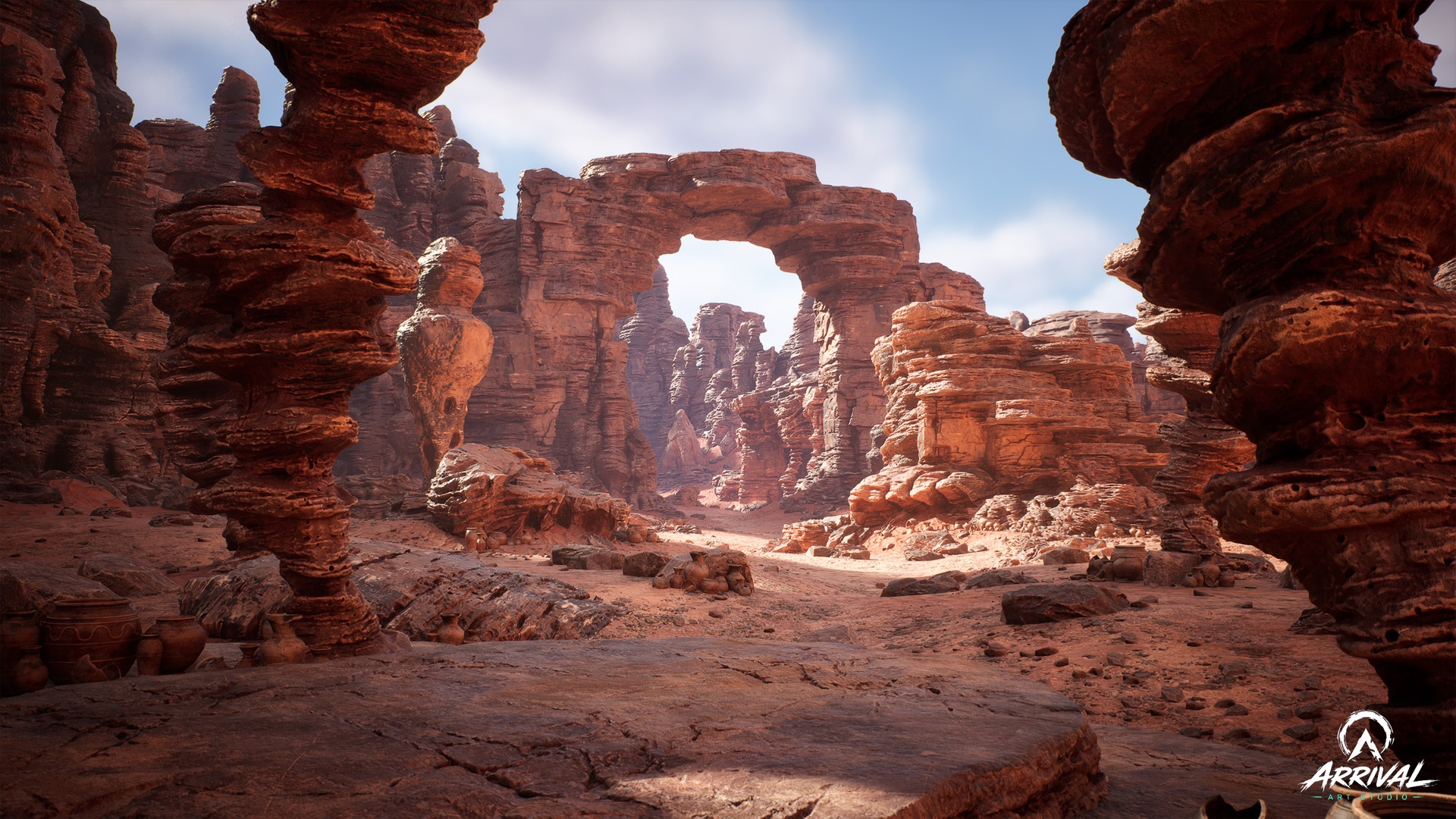 Media 1 for listing Red Sahara Cliffs - Desert Environment