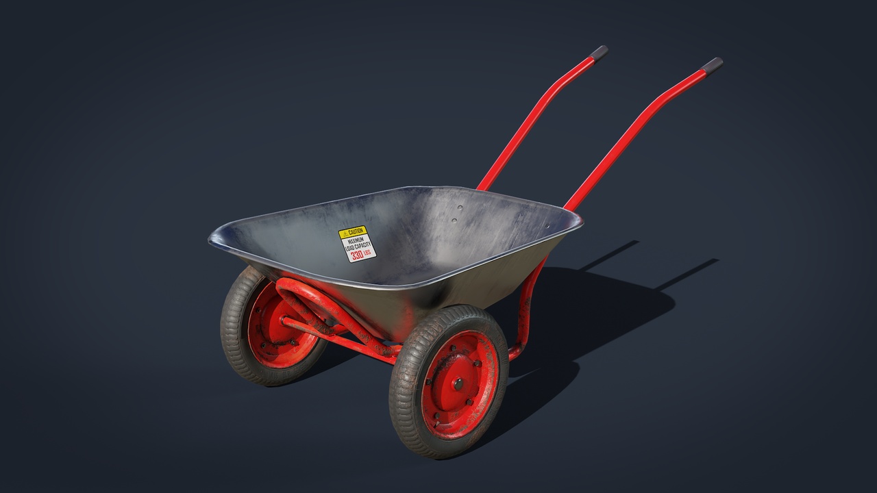 Wheelbarrow Industrial Prop | Fab