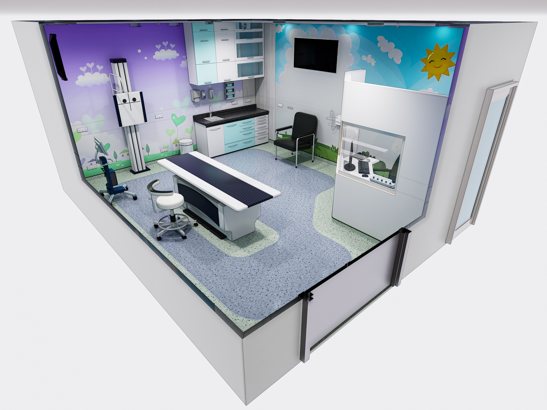 Media 1 for listing Xray Room-Pediatric-Hospital Interior
