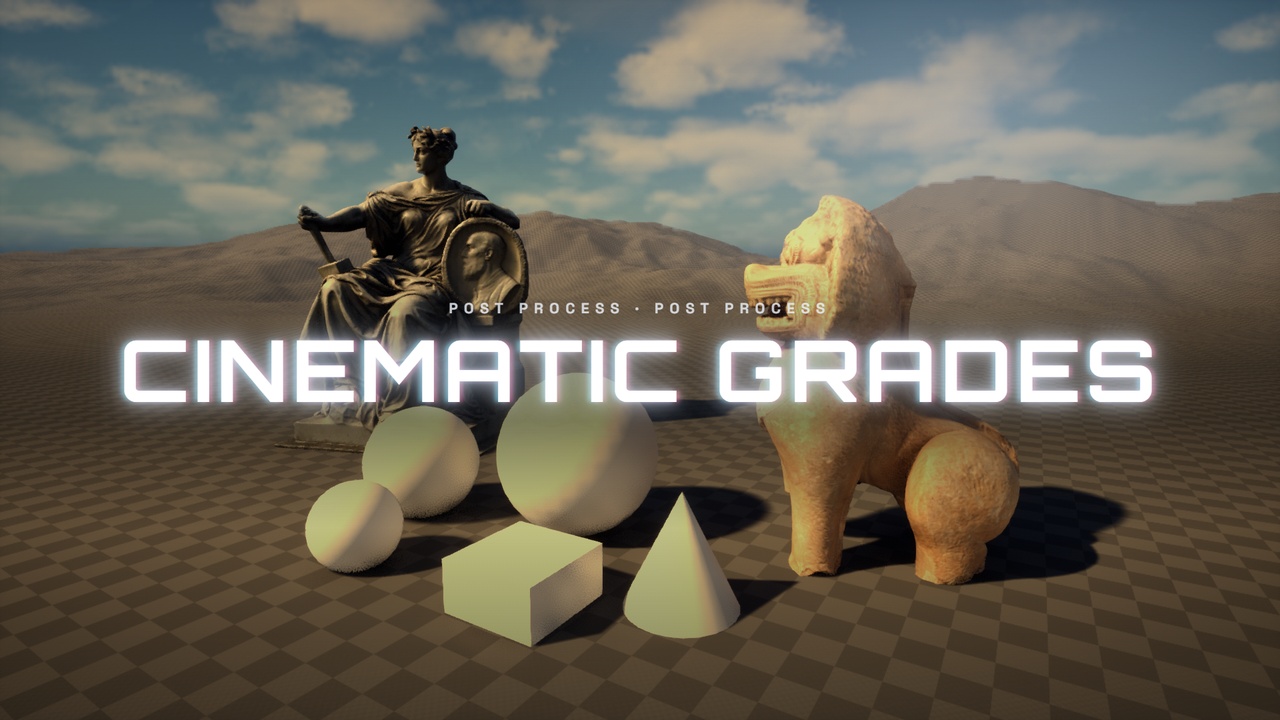 Media 1 for listing Cinematic Grades & Lens FX - Post Process Pack
