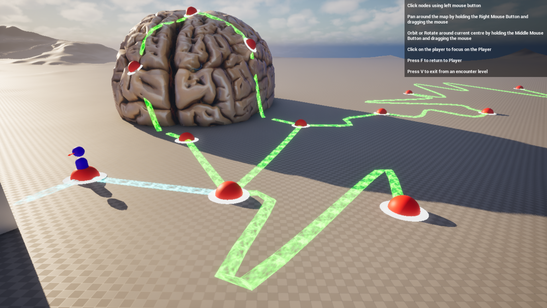 Point and click node based map system | Fab