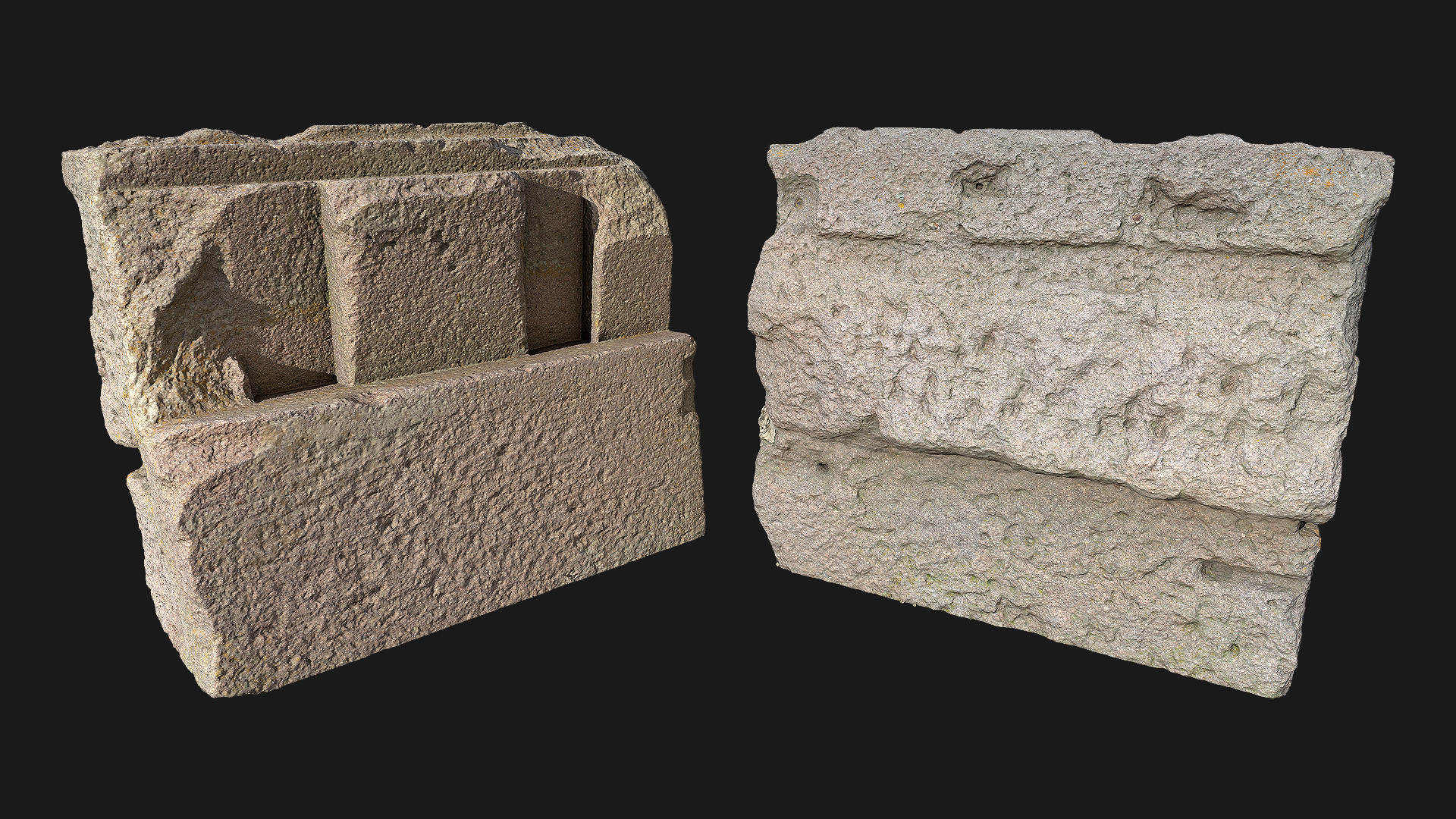 Roman Stone Block (LBwf85) | Fab