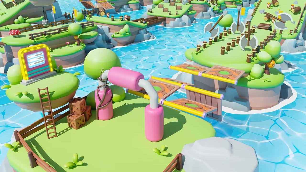 Média 1 pour l'article Platformer Deathrun - Low Poly 3D Models Pack
