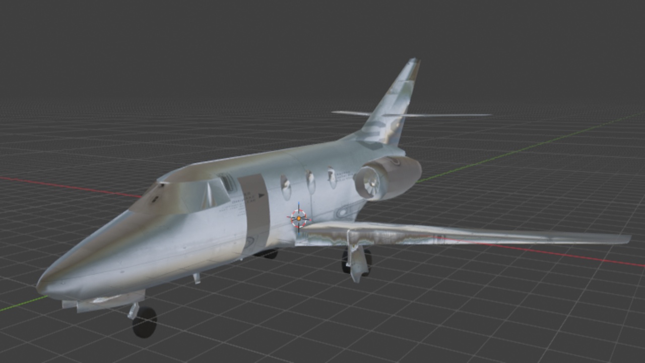 Media 1 for listing Falcon F10 Jet Aircraft - Concept Military Fighter 3D Model