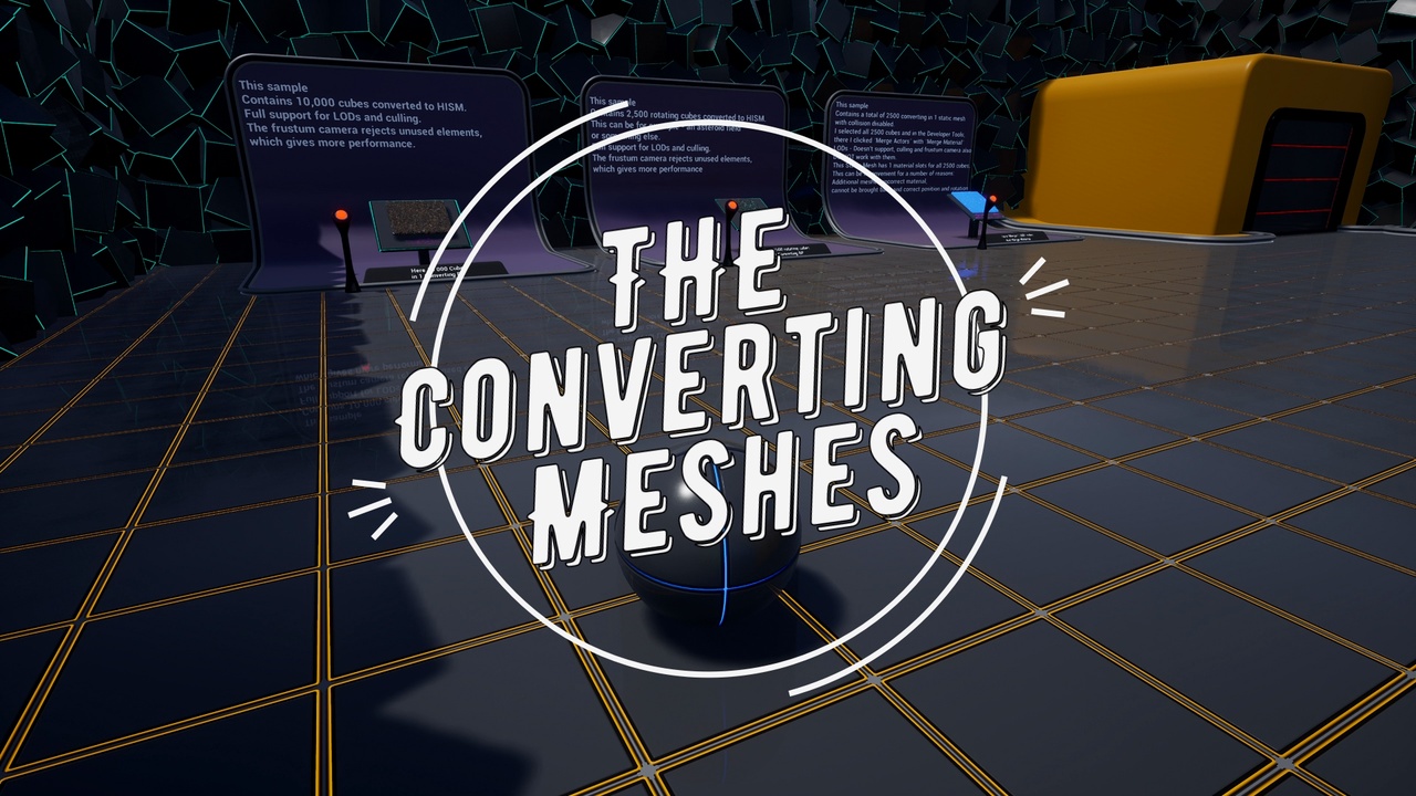 Converting Meshes 제품 등록을 위한 미디어 1개