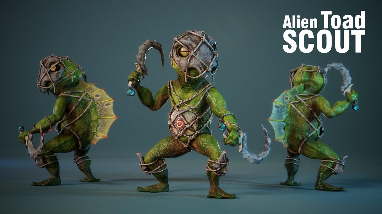 Alien Toad Scout 제품 등록을 위한 미디어 1개