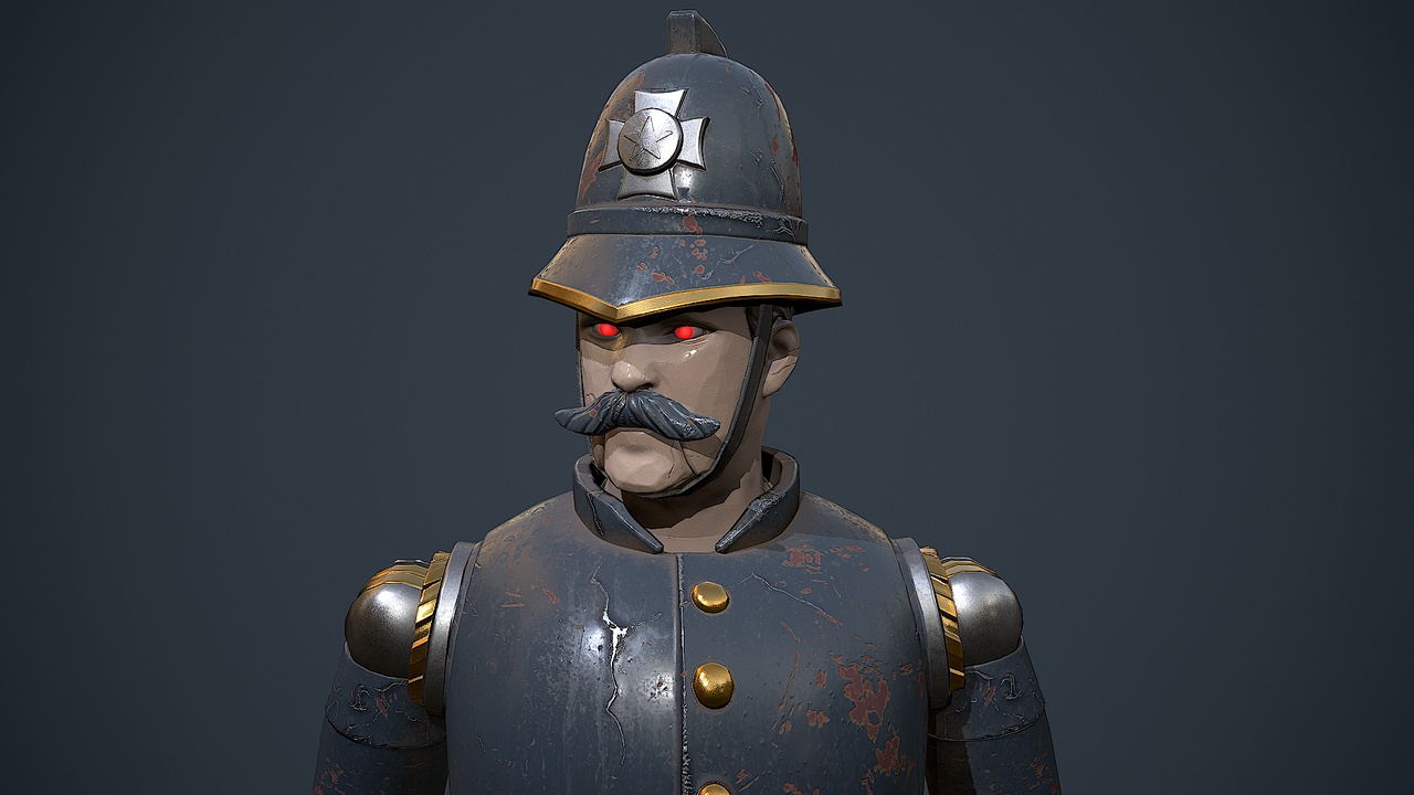 Media 1 for listing Police Officer Marionette