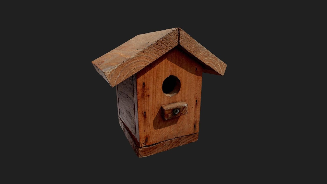 Media 1 for listing Urban Miscellaneous Birdhouse Plain Wood Old