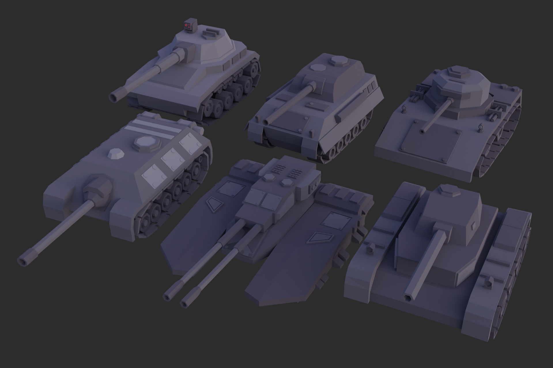 Media 1 for listing LOWPOLY TANKS
