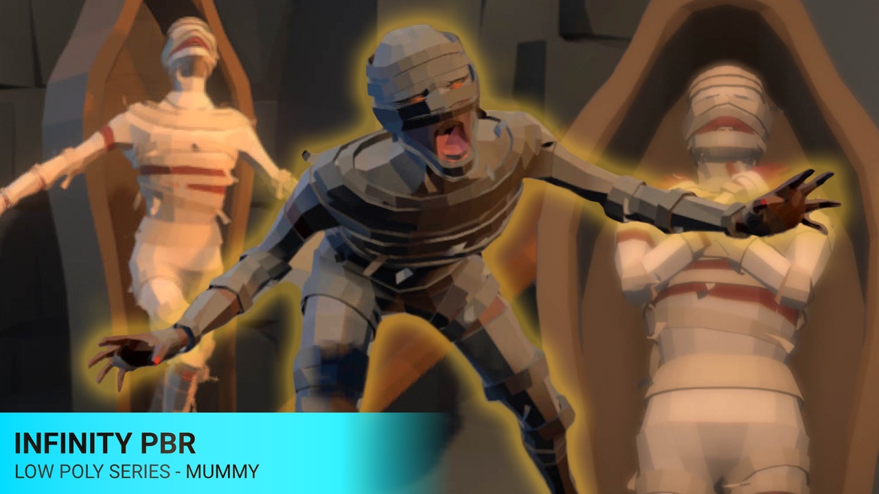 Media 1 for listing Low Poly - Mummy