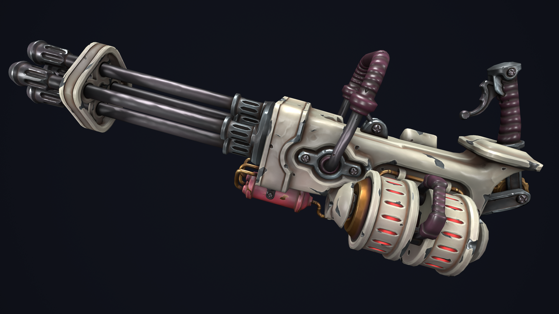 Steampunk minigun | Fab