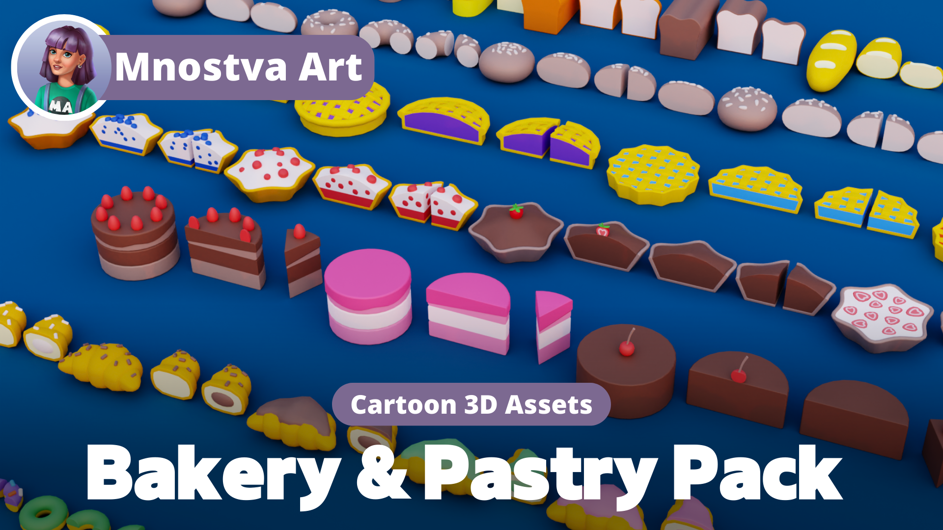 Cartoon Bakery & Pastry Pack | Fab