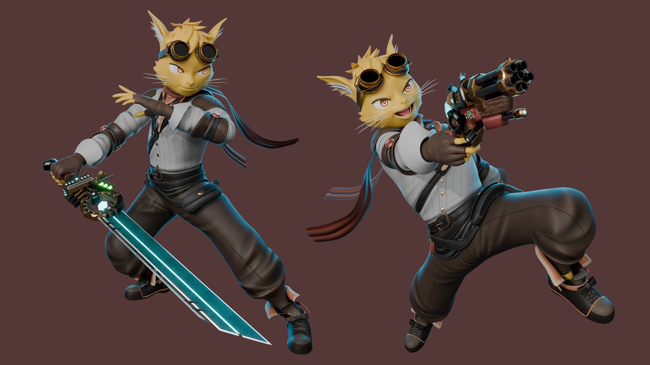 Media 1 for listing Kael - Steampunk - Original Character