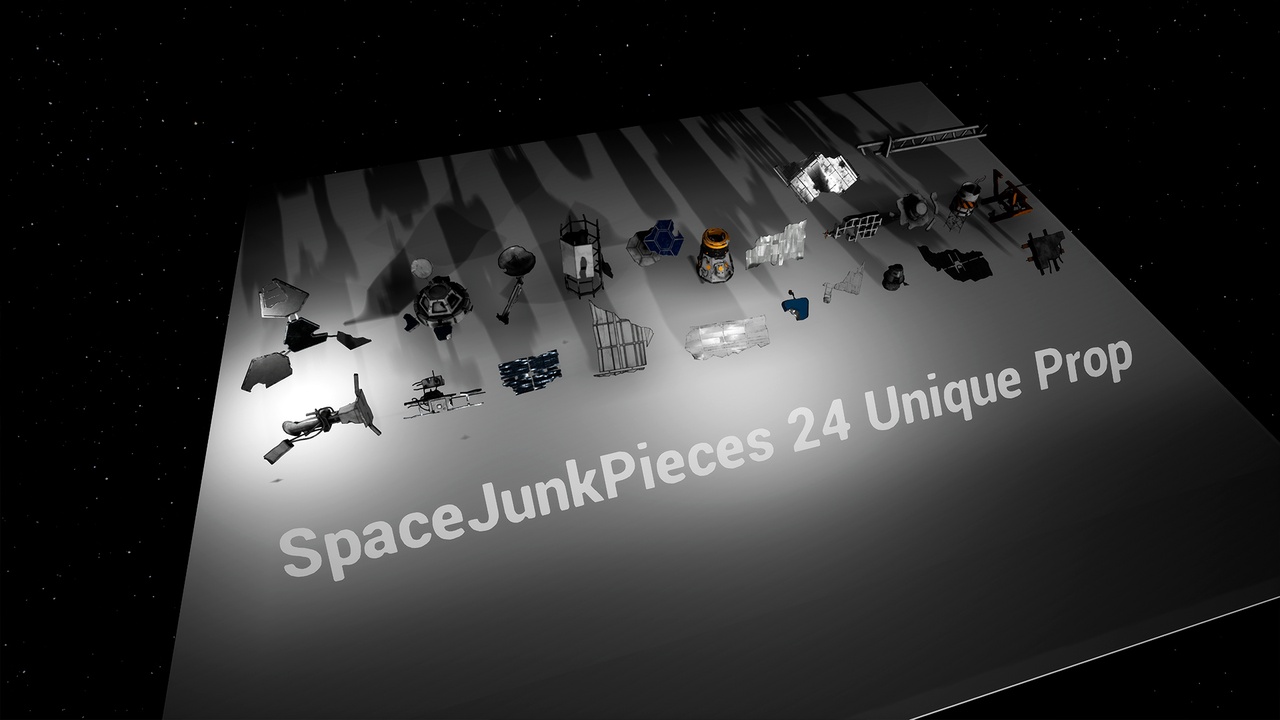 Media 1 for listing Damaged Space Junk Pieces
