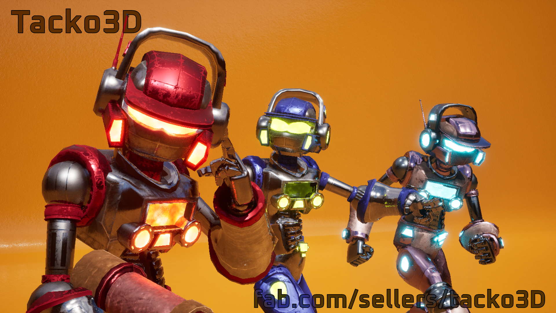 Infantry Android DJ - Radiant Robots Series | Fab