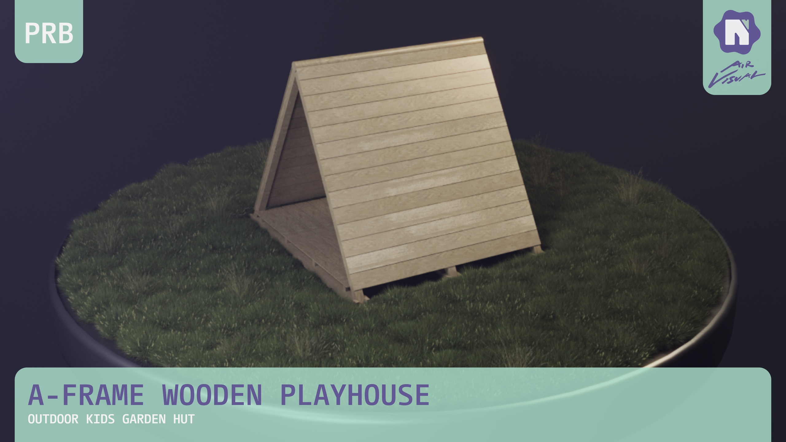 Media 1 for listing A-FRAME WOOD PLAYHOUSE