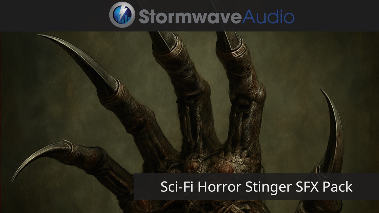 Media 1 for listing Sci-Fi Horror Stinger Sound Effects Pack