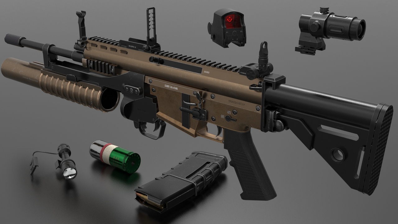 MK2 Grenade Launcher (Fps - Tps) 제품 등록을 위한 미디어 1개